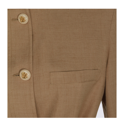 Caban Embroidered Logo Jacket