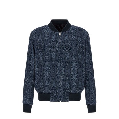 Men's Jacquard Bomber Jacket