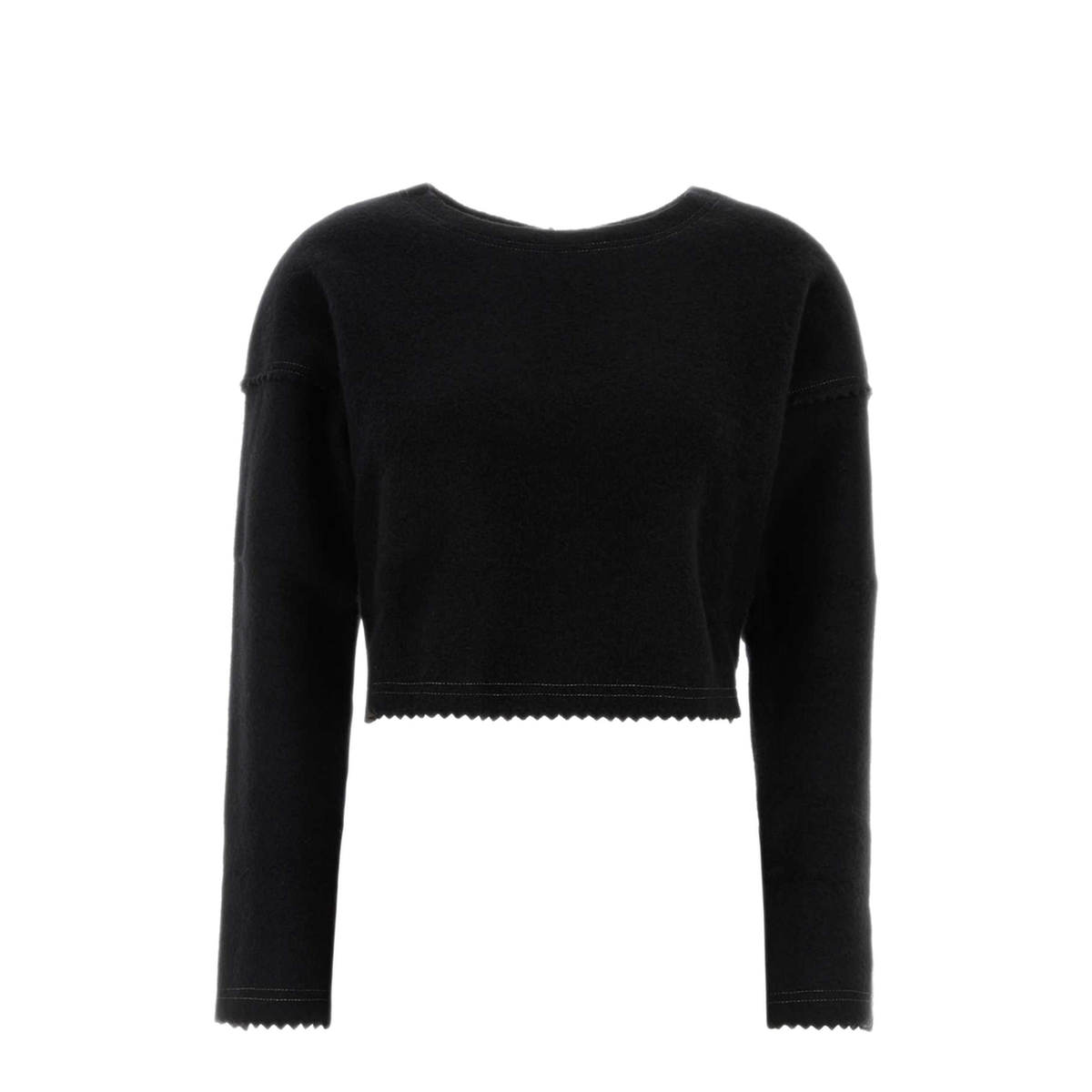 MAYFEYR - Max Mara - Black Wool Blend Crespo Sweater - 2421366013600002