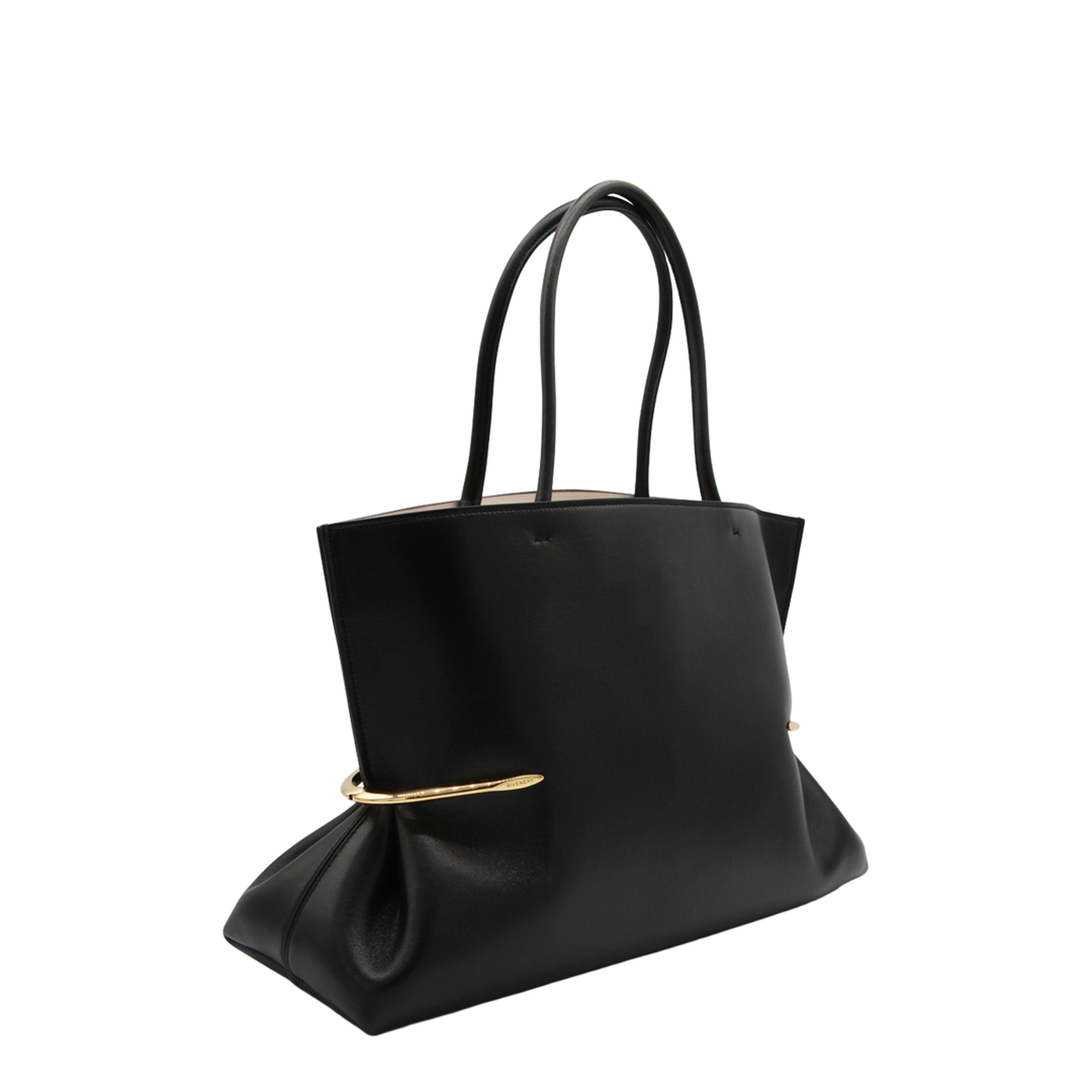Pinch Nappa Leather Tote - Black