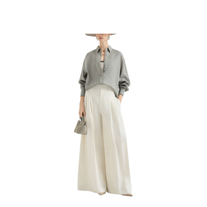 Grey Linen Shirt