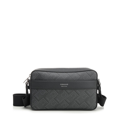 Monogram Shoulder Bag Black