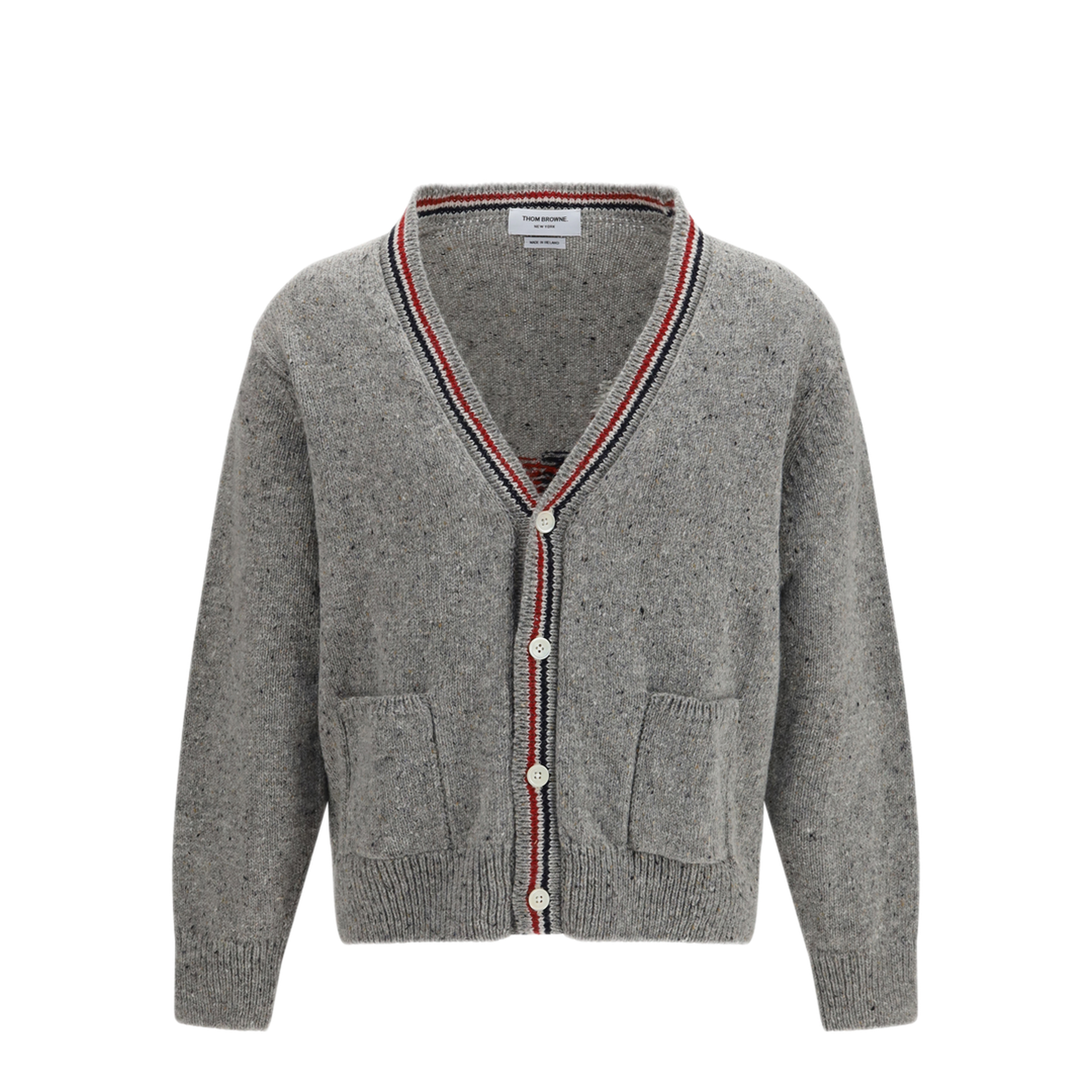 MAYFEYR - Thom Browne - Donegal Yarn Cardigan - MKC647AY1506055