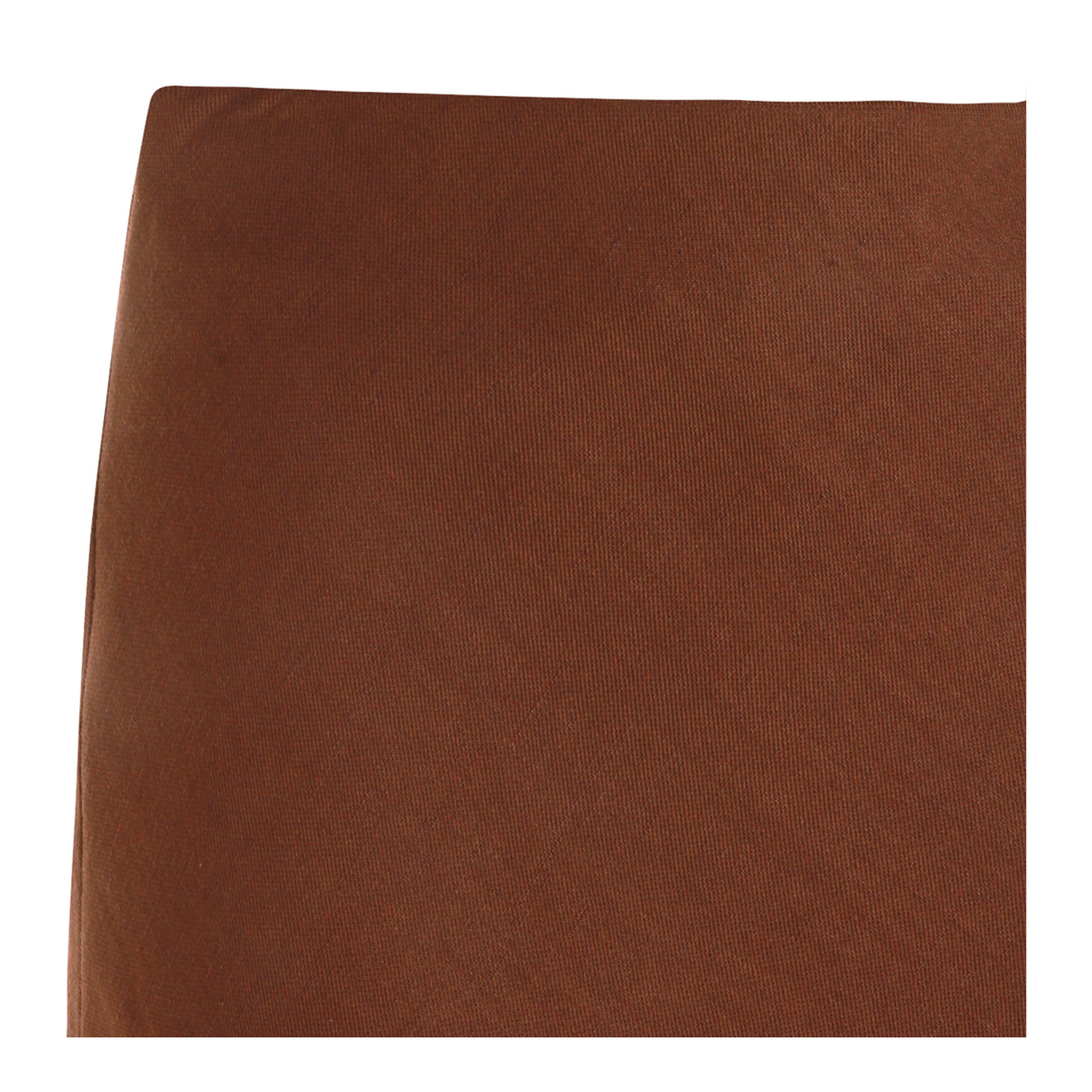 Brown Viscose Blend Skirt