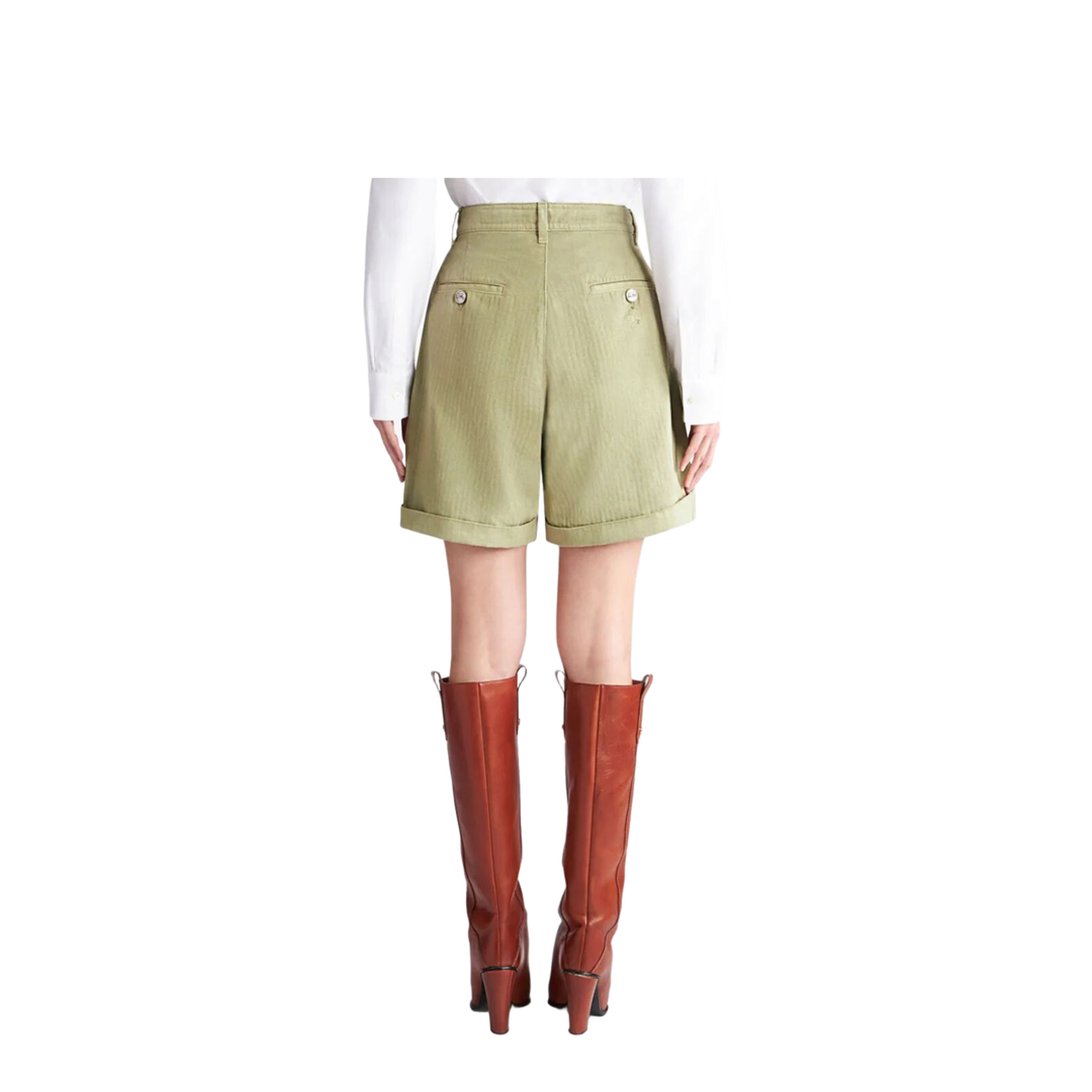 Herringbone Pattern Shorts