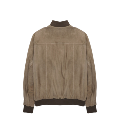 MAYFEYR - LOW BRAND - Bomber Jacket In Suede - LJ26006M063MUD