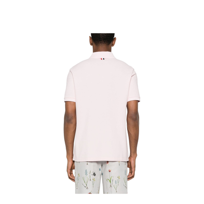 Pink Cotton Polo Shirt