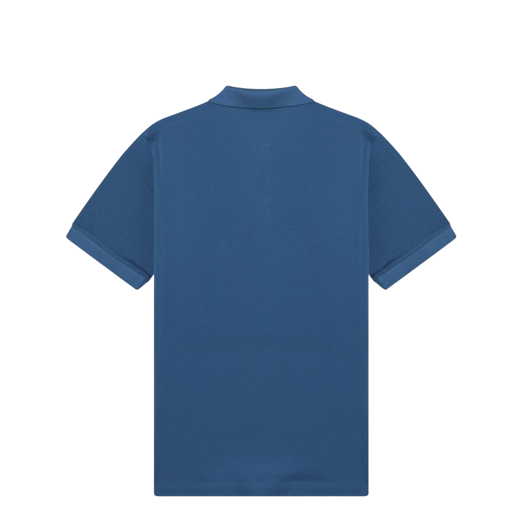 Light Blue Cotton Piqué Polo