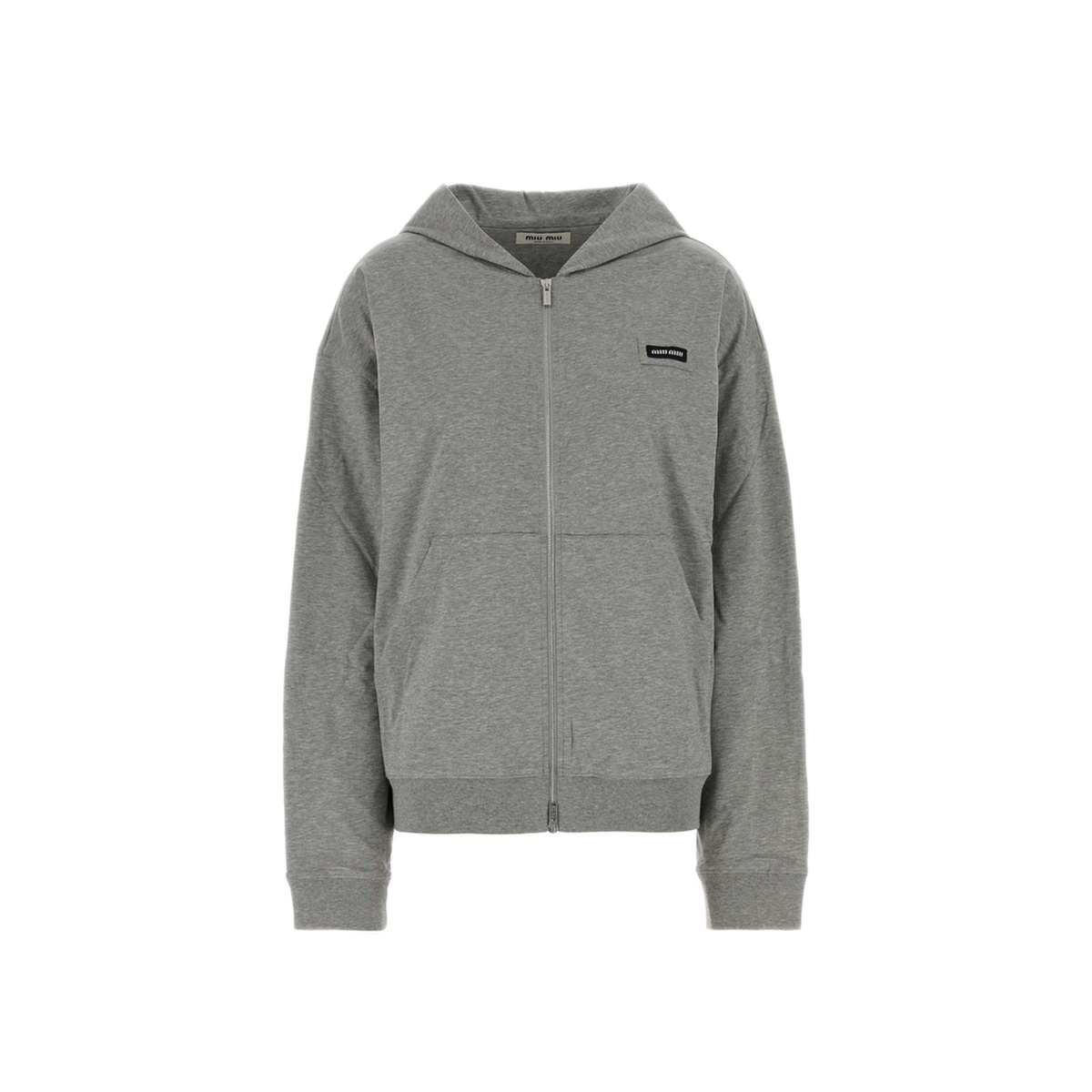 MAYFEYR - Miu Miu - Grey Cotton Sweatshirt - MJLA63SOOO192DF0031
