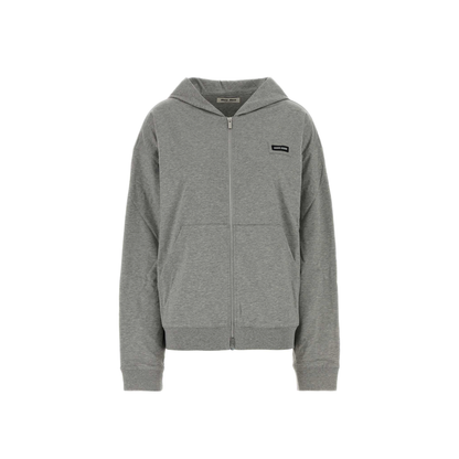MAYFEYR - Miu Miu - Grey Cotton Sweatshirt - MJLA63SOOO192DF0031