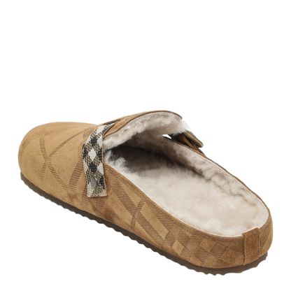 MAYFEYR - Burberry - Urchin Clog In Shearling Check Jute - 8127776176640C1824