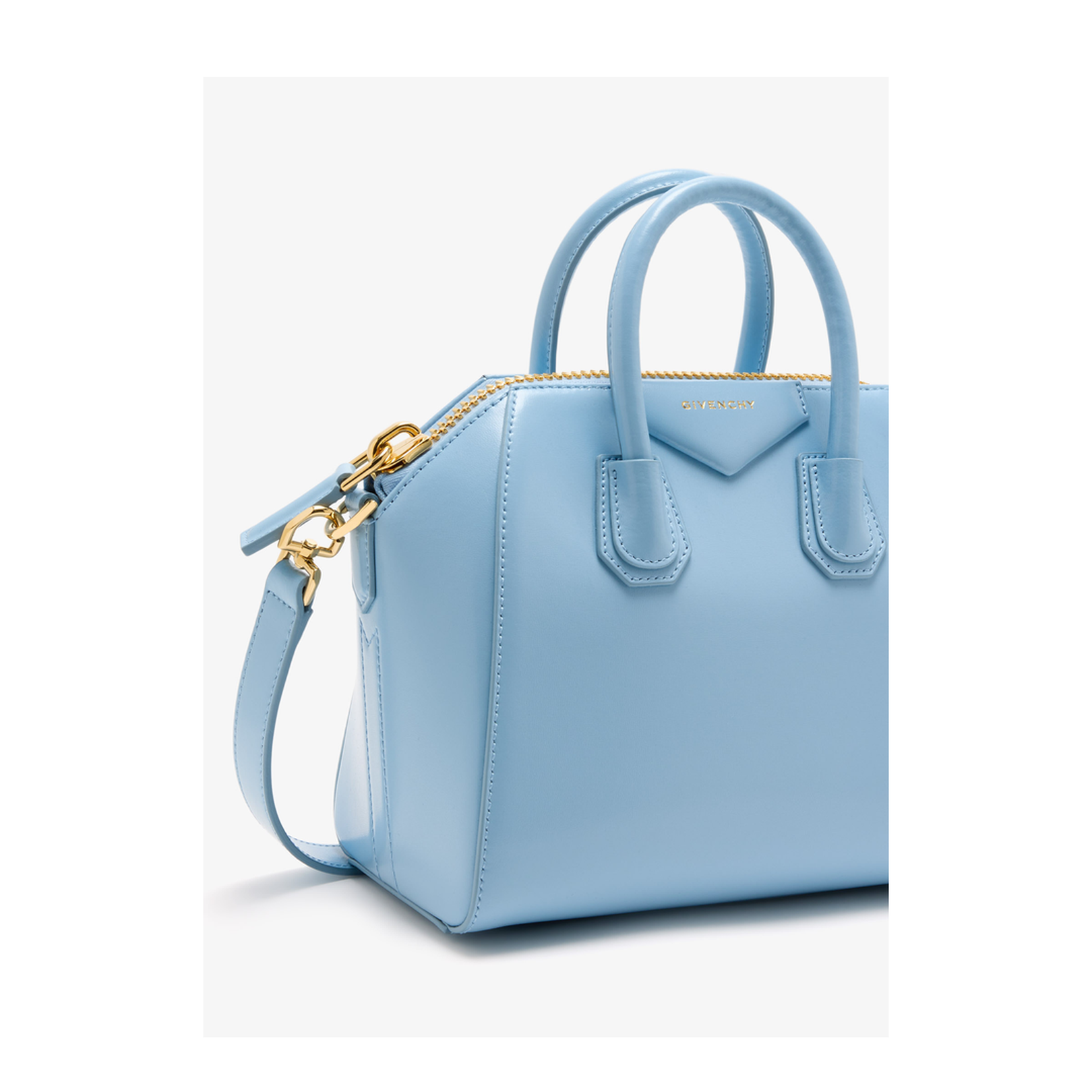Mini Antigona Bag in Box Leather