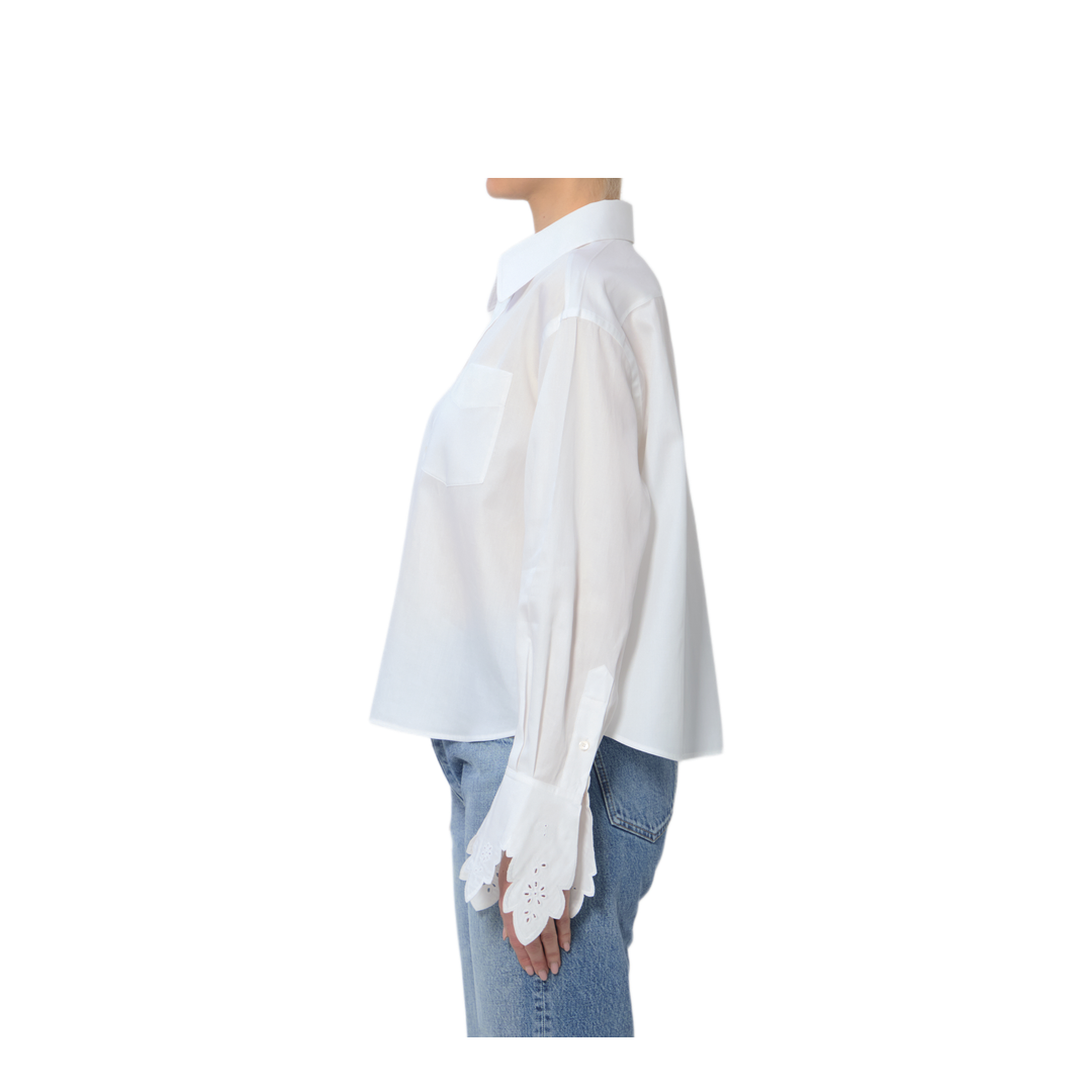 MAYFEYR - Celine - Cropped Cotton Shirt - RC0DK3H7301OP