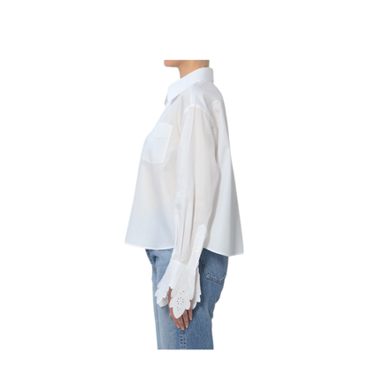 MAYFEYR - Celine - Cropped Cotton Shirt - RC0DK3H7301OP