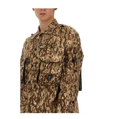 MAYFEYR - SOUTH2 WEST8 - Camouflage Print Jacket - OT462HORNCAMO