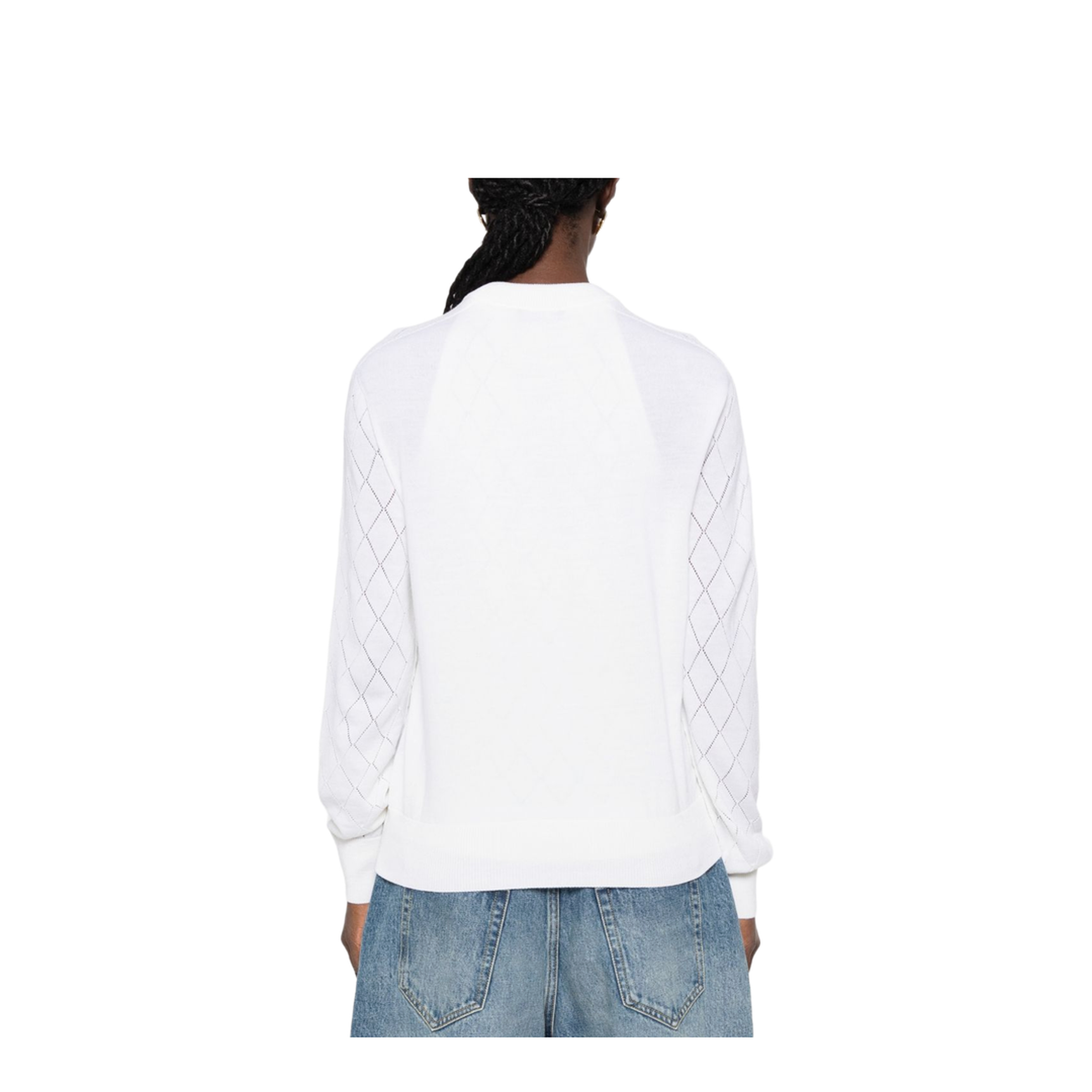 MAYFEYR - Balmain - Sweaters White - HF1KN085KJ990FA