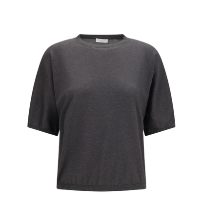 MAYFEYR - Brunello Cucinelli - Short Sleeve Cashmere And Silk Sweater - M41835700PC079