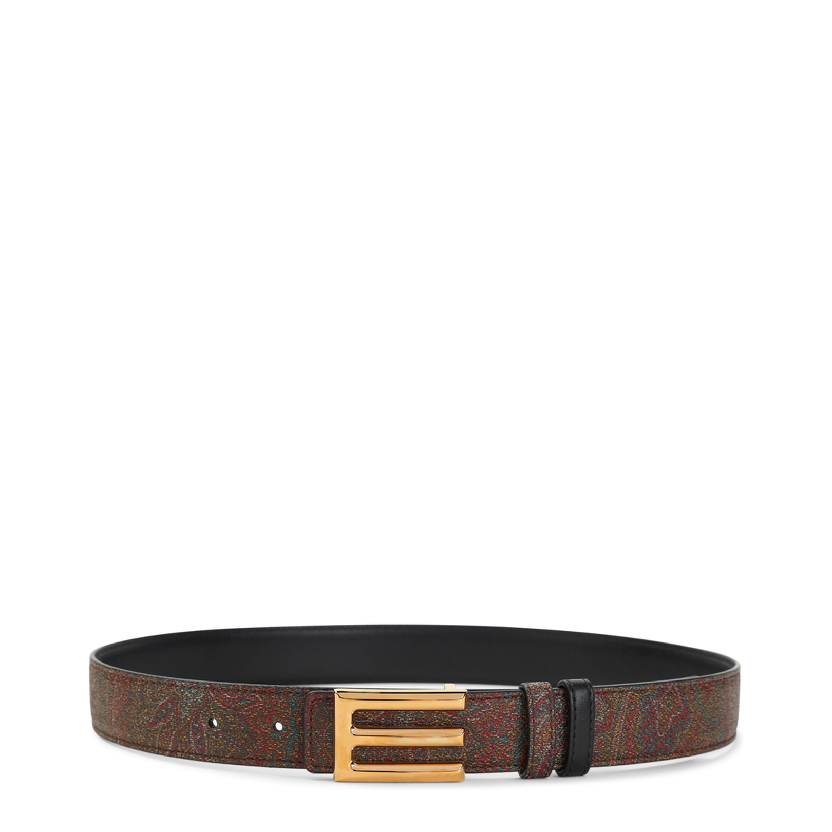 Paisley Jacquard Belt with Buckle