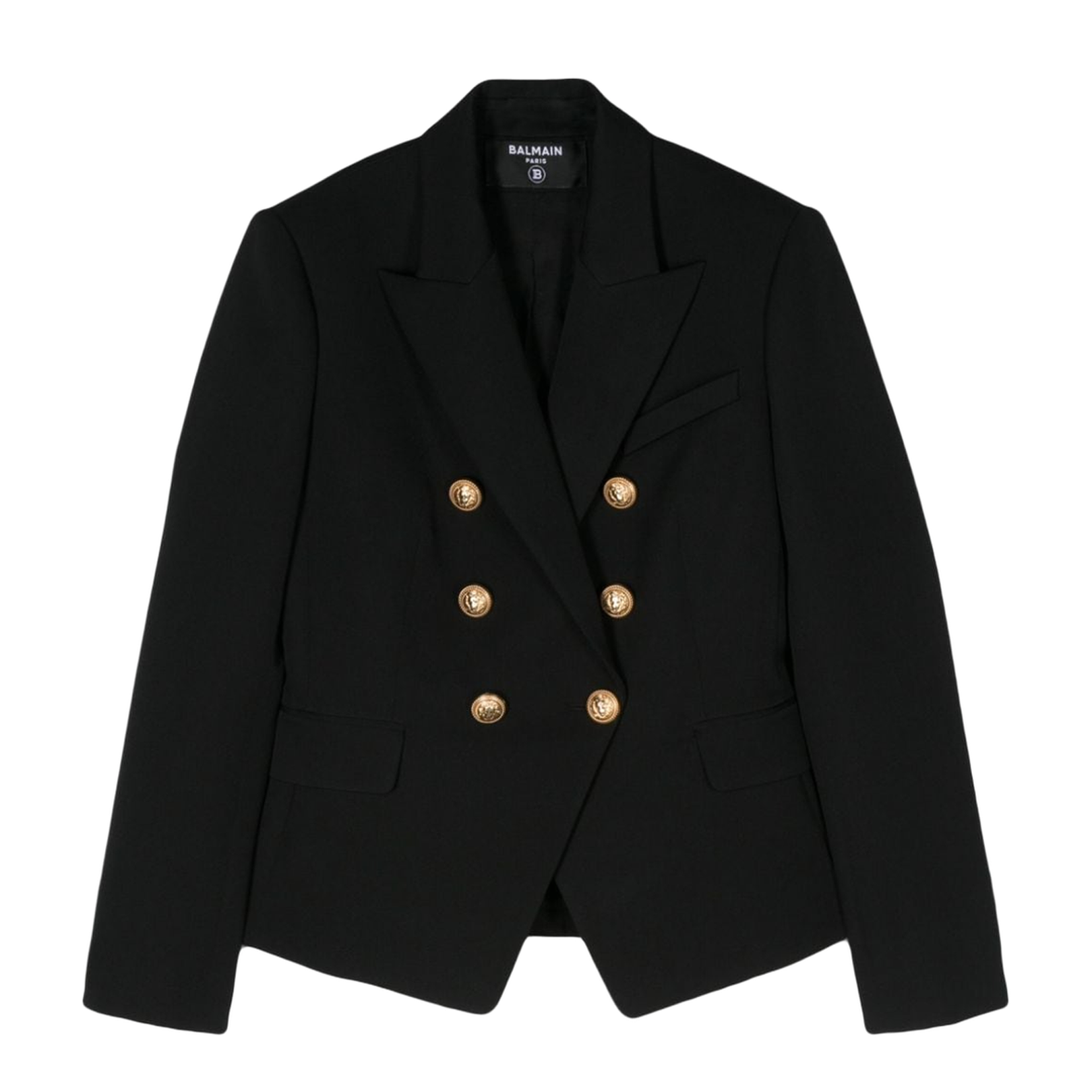 Black Wool Twill Jacket