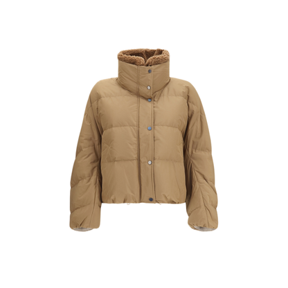 MAYFEYR - Brunello Cucinelli - Padded Jacket With Shearling Collar - MH5257474C003