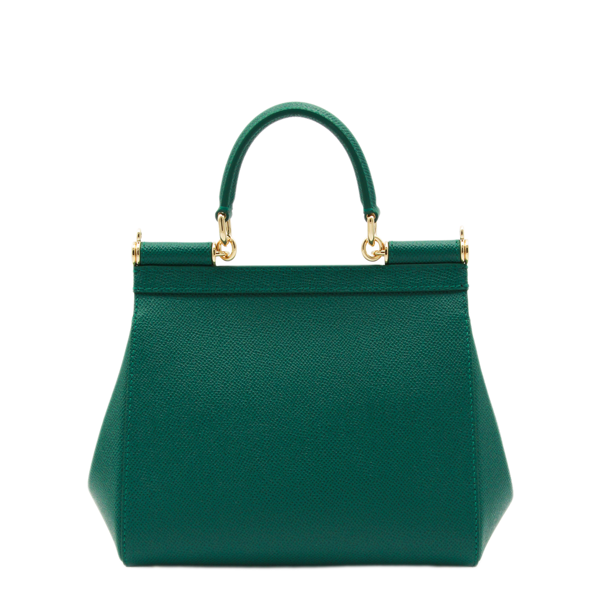 Sicily Medium Calfskin Handbag - Emerald Green
