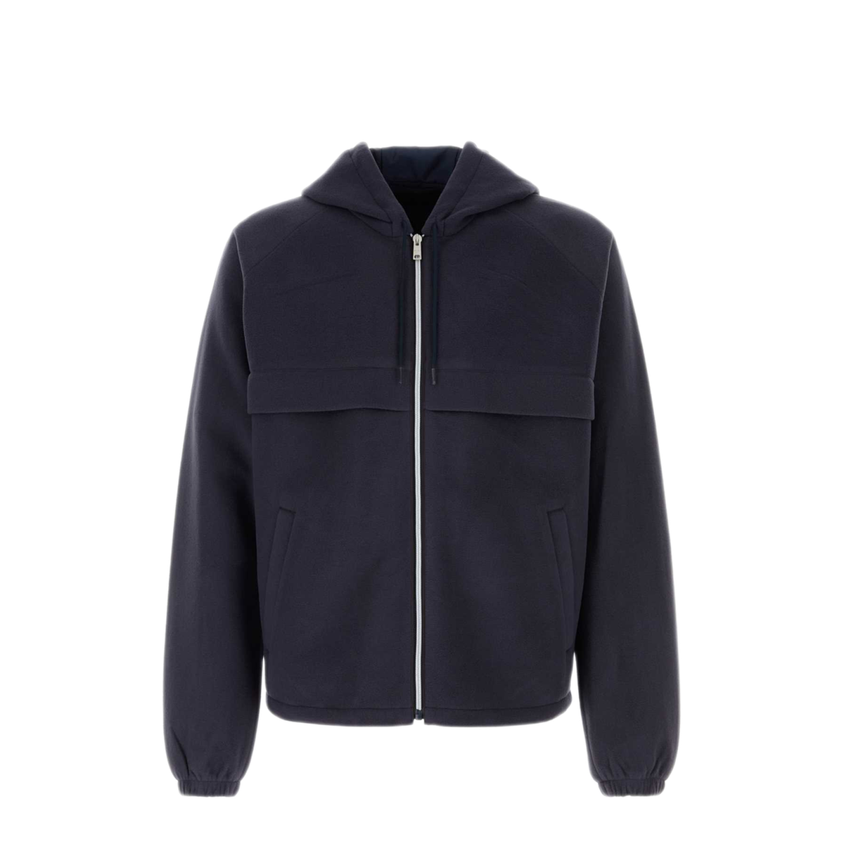 MAYFEYR - Prada - Navy Blue Pile Jacket - SGD072SOOO18XOF0124