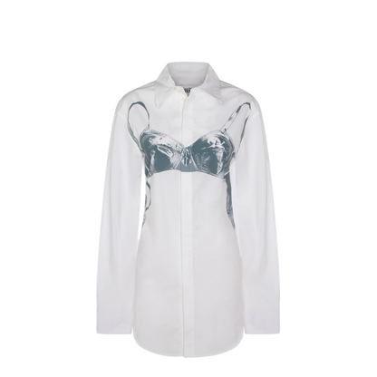 Scanned Bra Print Shirt