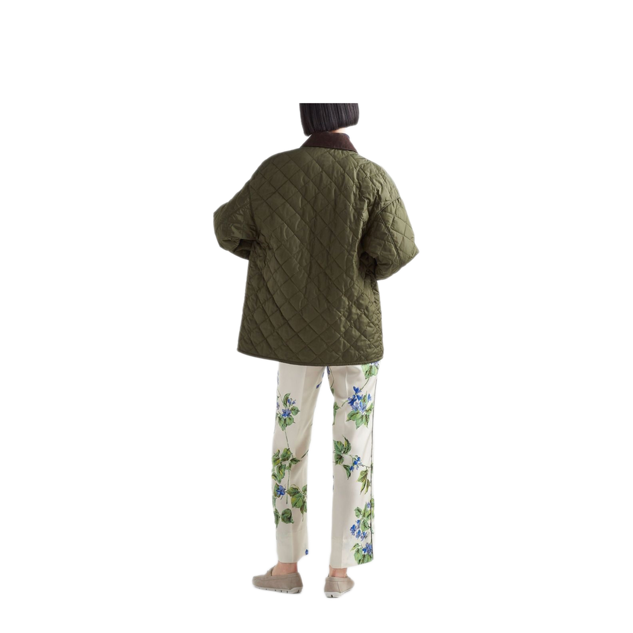 MAYFEYR - Prada - Floral Twill Trousers - P294HSOOO14NZF0K74