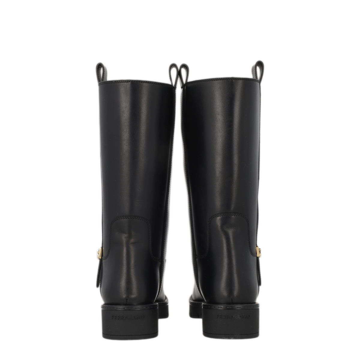 MAYFEYR - Ferragamo - Biker Boot With Hug Buckle - 79731901M197001