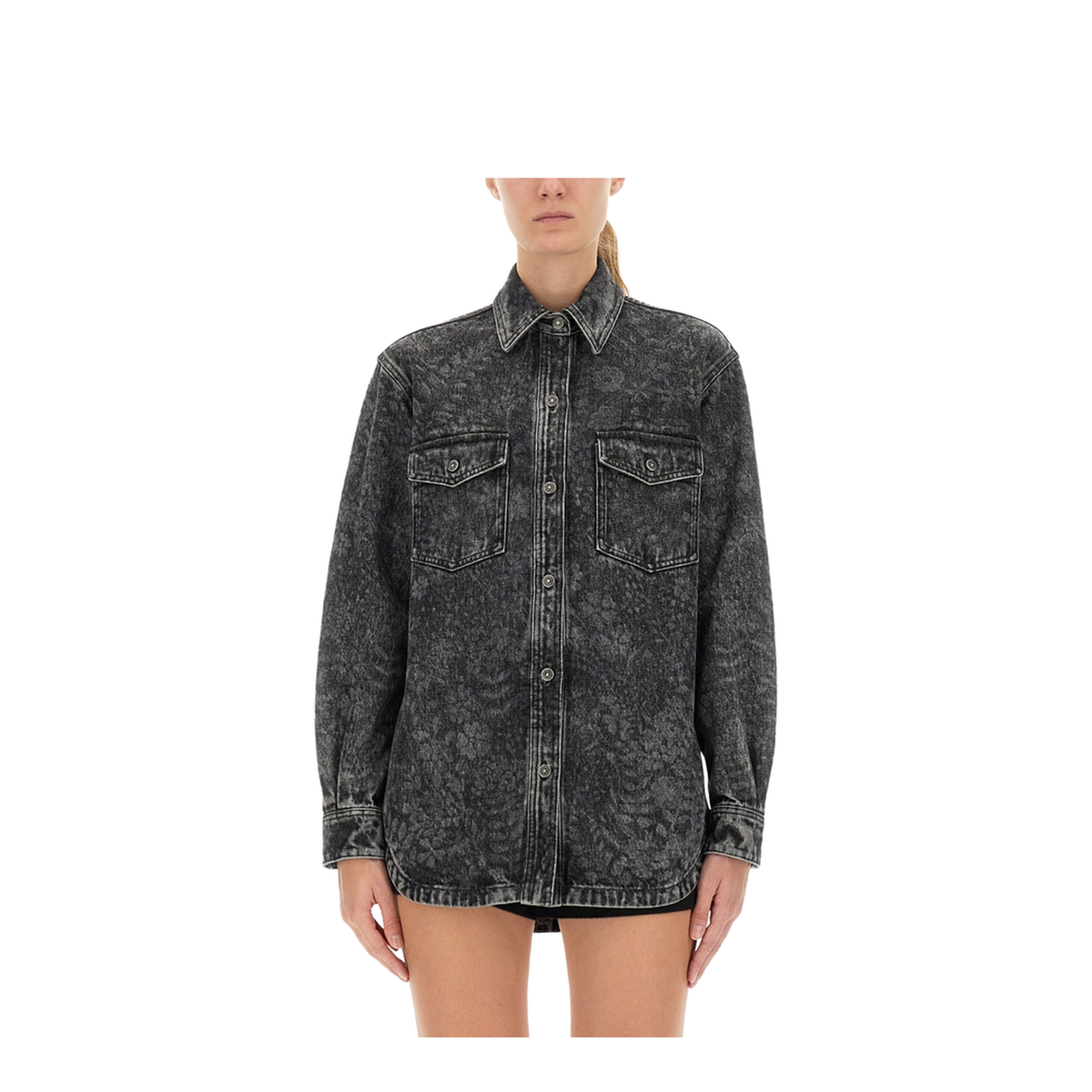 Golden Goose Ollie Boyfriends Shirt with Laser Flowers – MAYFEYR