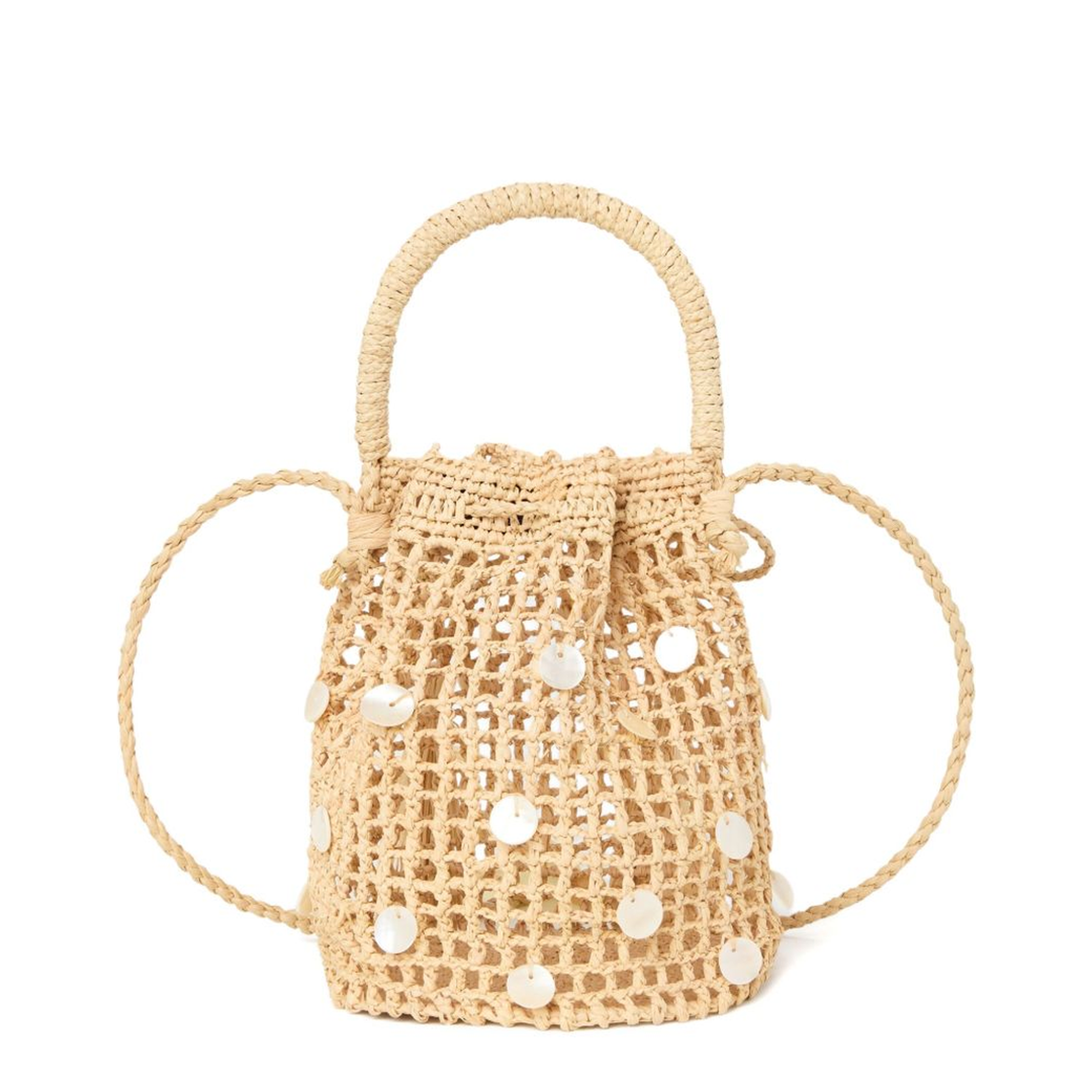 Rafia Bucket Bag