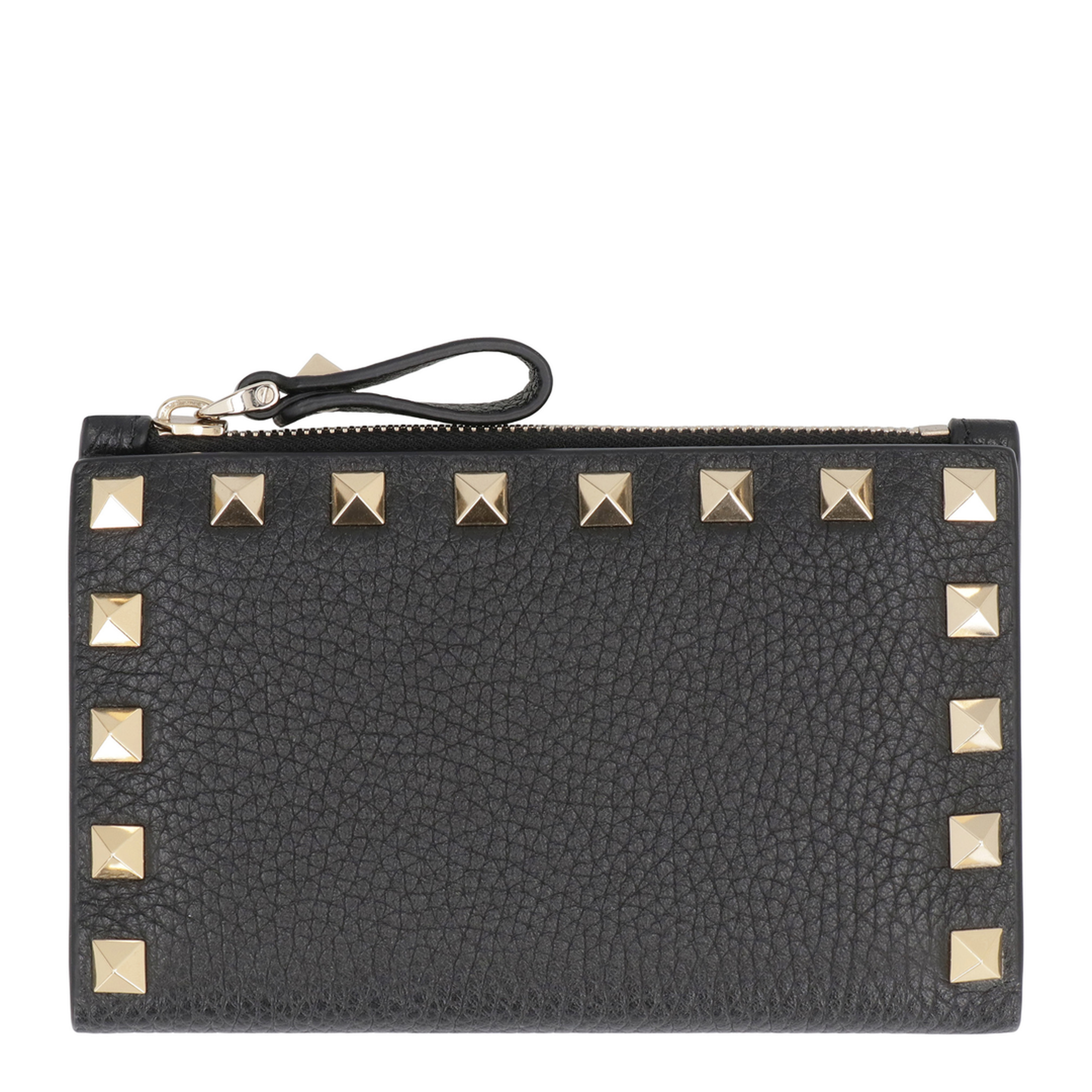 MAYFEYR - Valentino - Rockstud Leather Card Holder - WP0605VSH0NO