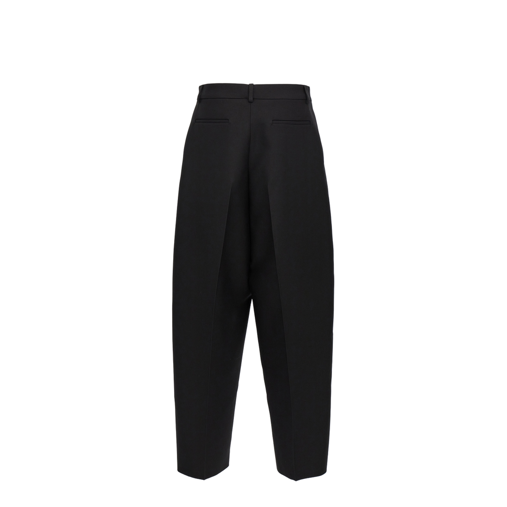 Black Wool Blend Pant