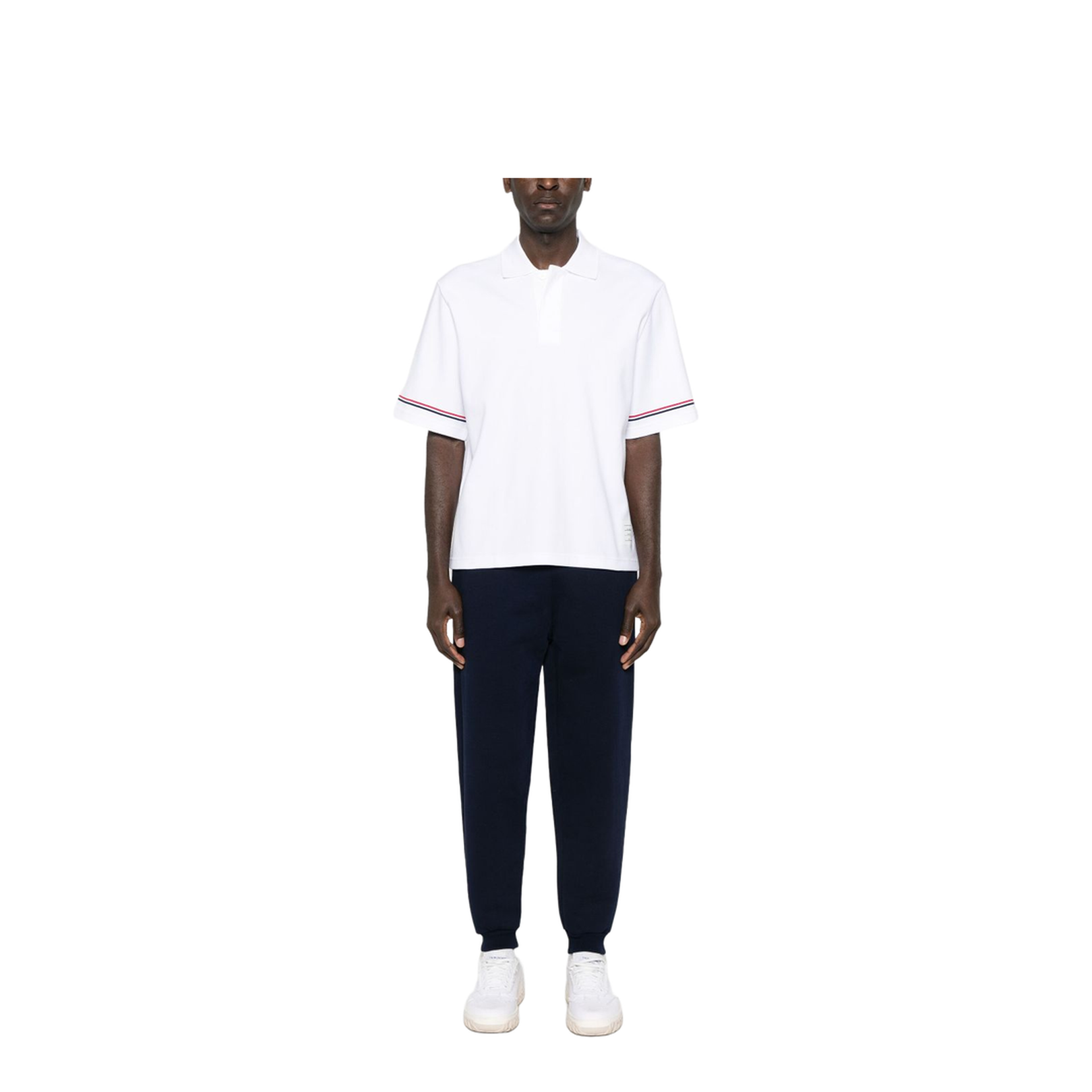 Rugby Fit RWB Stripe Short Sleeve Polo Shirt