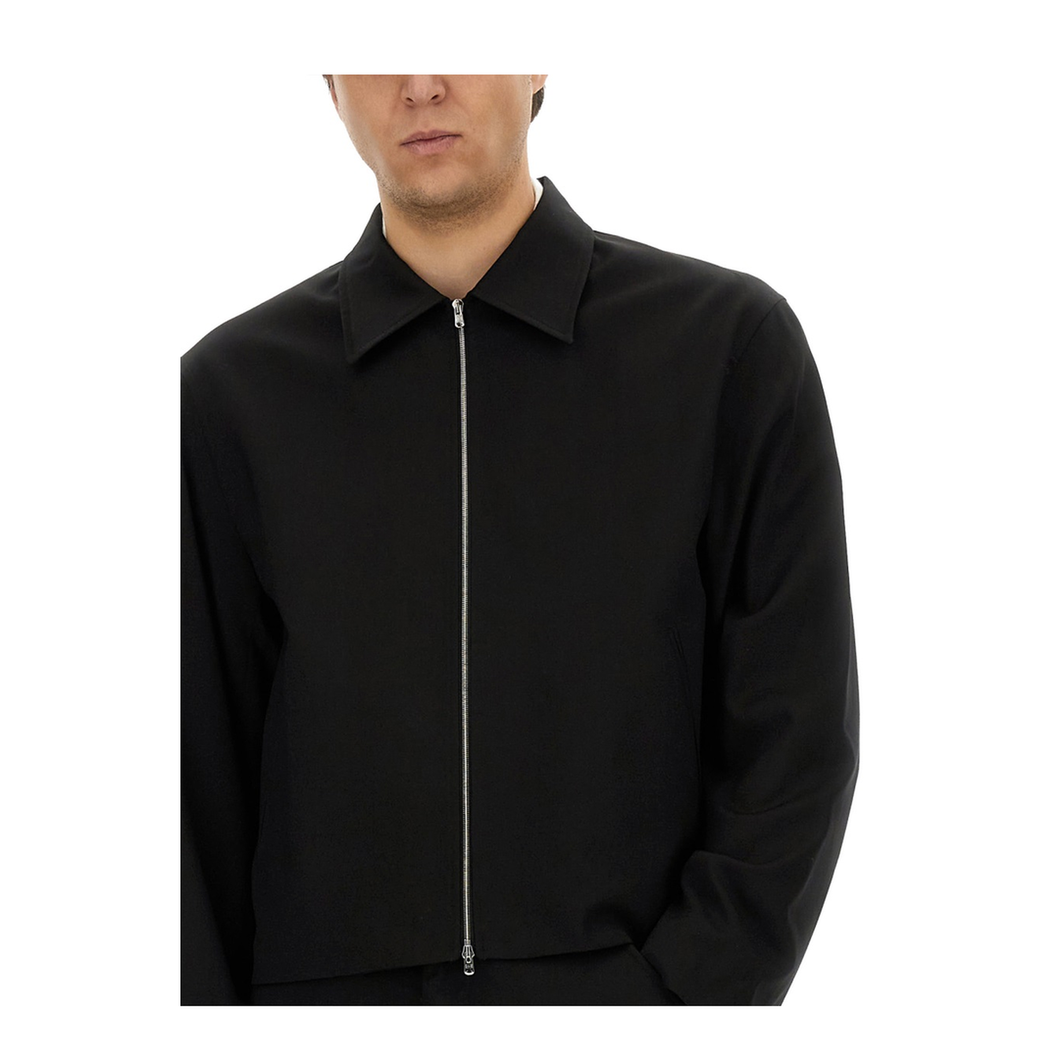 MAYFEYR - Our Legacy - Jacket With Zip - M2230MBWBLACKWORSTEDWOOL