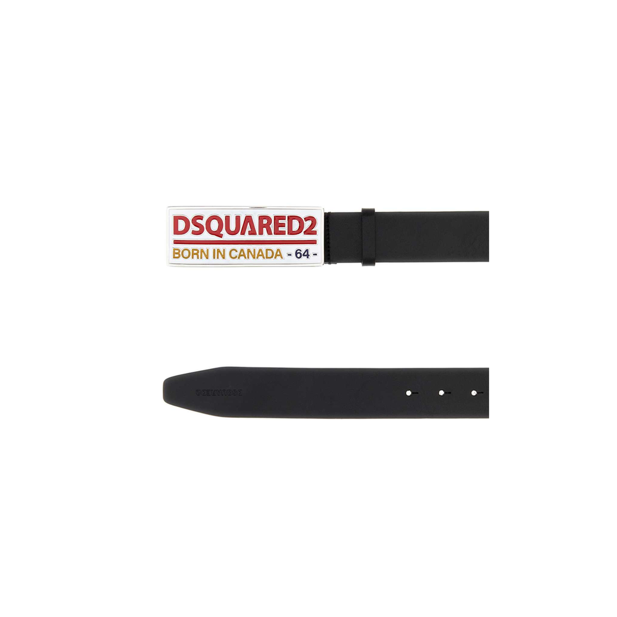 MAYFEYR - Dsquared2 - Black Leather Belt - BEM0711129000012124