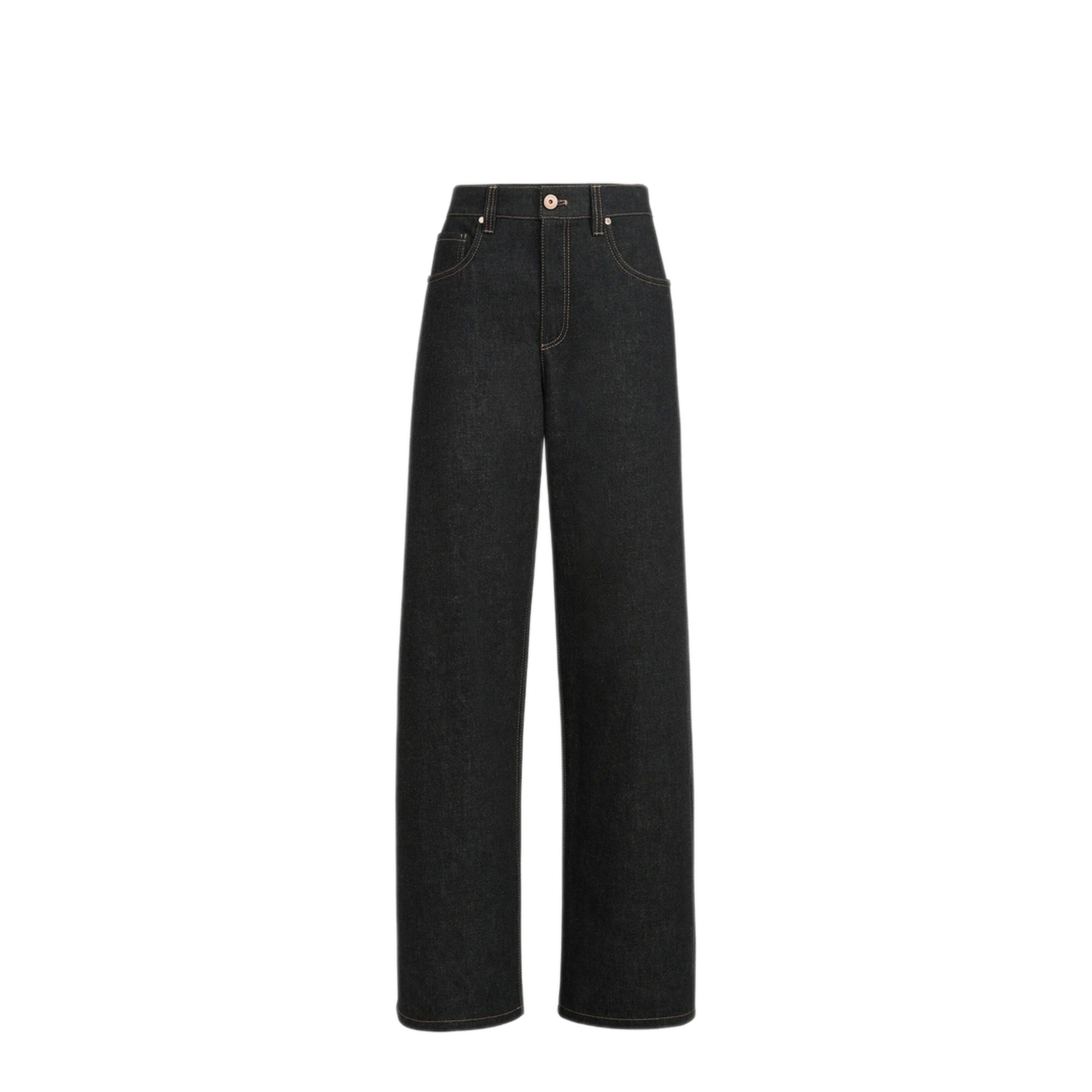 MAYFEYR - Brunello Cucinelli - Loose Barrel Pants In Denim No Fade - ML134P4021C002