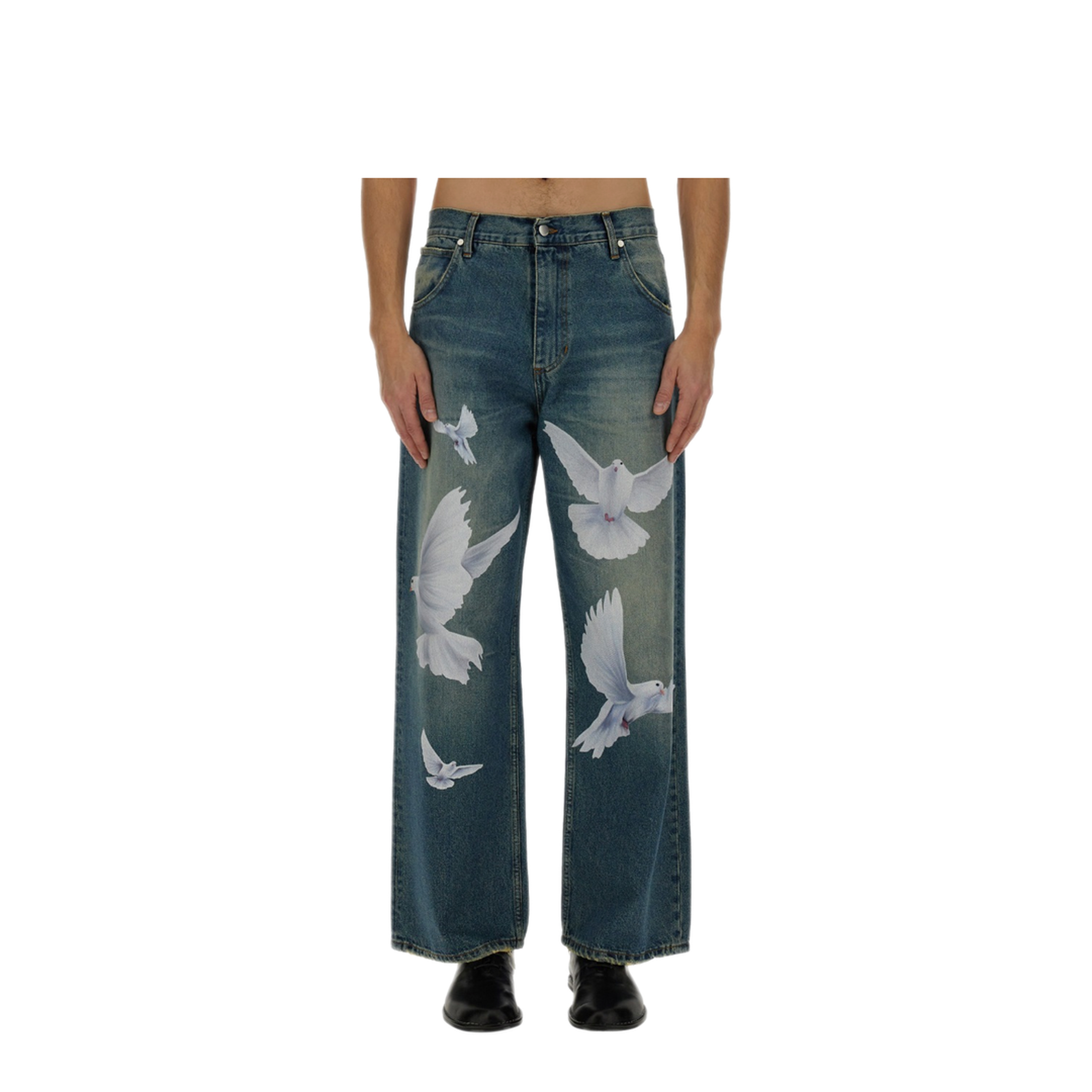 MAYFEYR - 3.PARADIS - Freedom Jeans - SS2539BAGGYWHASHEDBLU