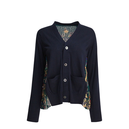 MAYFEYR - Sacai - Cardigan With Floral Print - 25-07986213