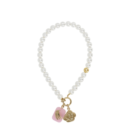 MAYFEYR - Casablanca - Icon Pearl Necklace - ASS26JW39501BRASSPEARLQUARTZ