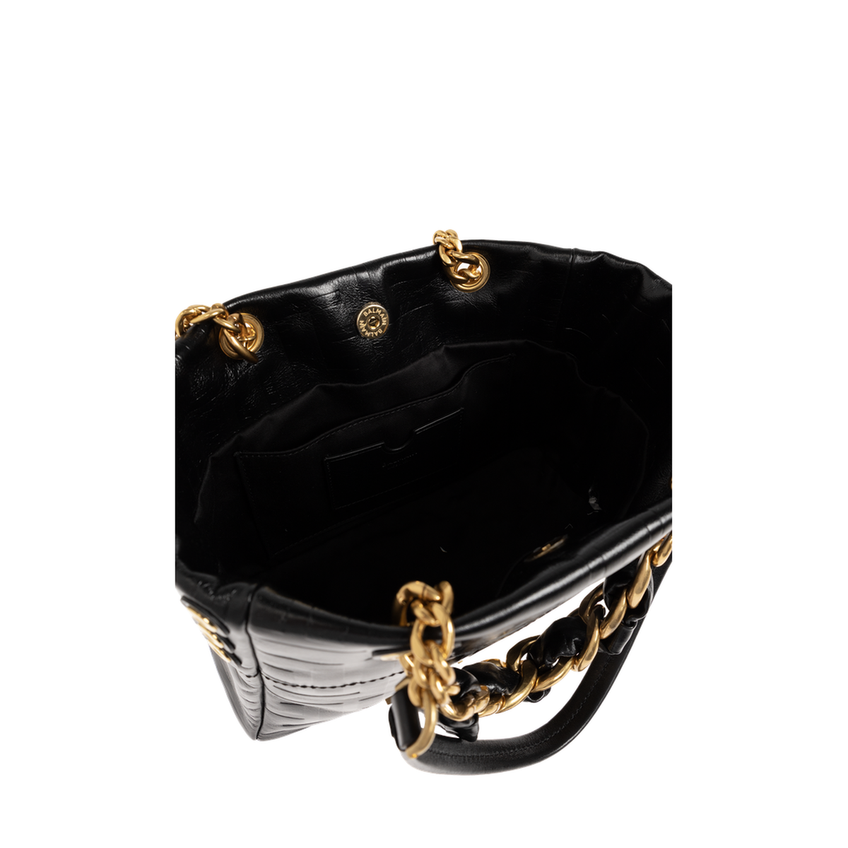 MAYFEYR - Balmain - Small 1945 Soft Bag - HN1FD871LETF0PA