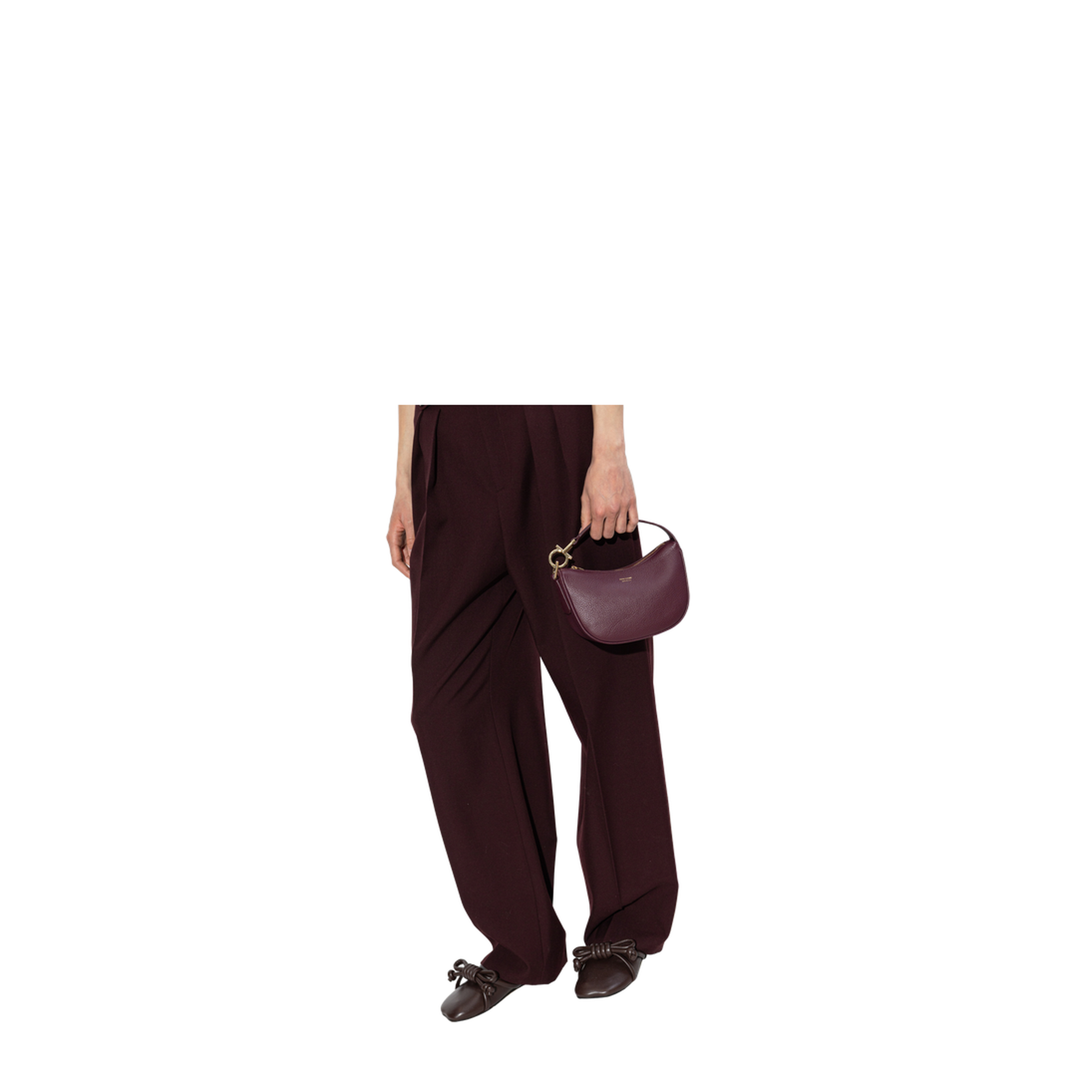 MAYFEYR - Ferragamo - Leather Handbag - 220965TOPHANDLE790010PLUM