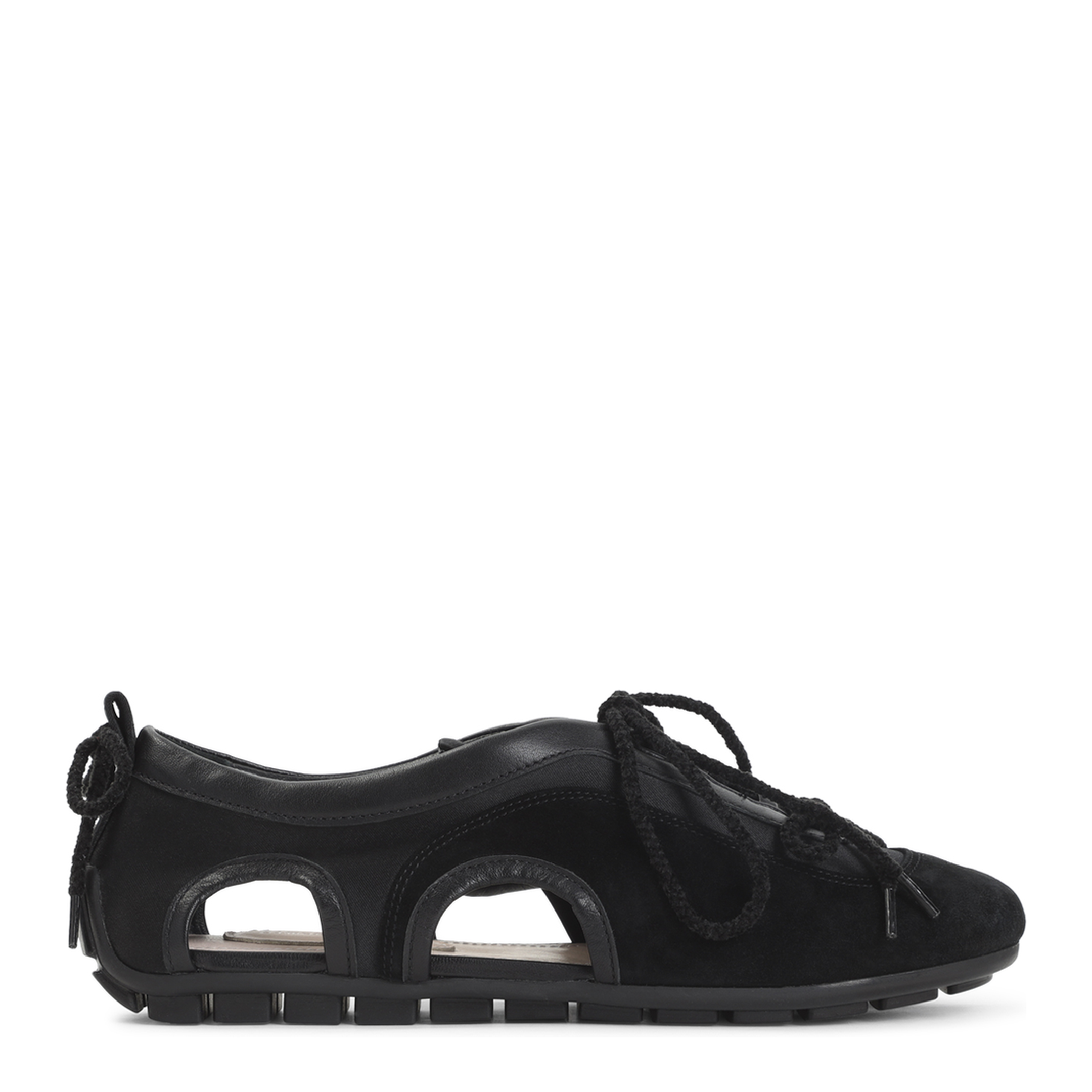 MAYFEYR - Simone Rocha - Cutout Ballerina Grip Trained Sneakers - BPT100755BLACK