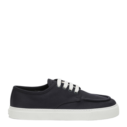 Sneakers Navy Blue in Cotton Canvas