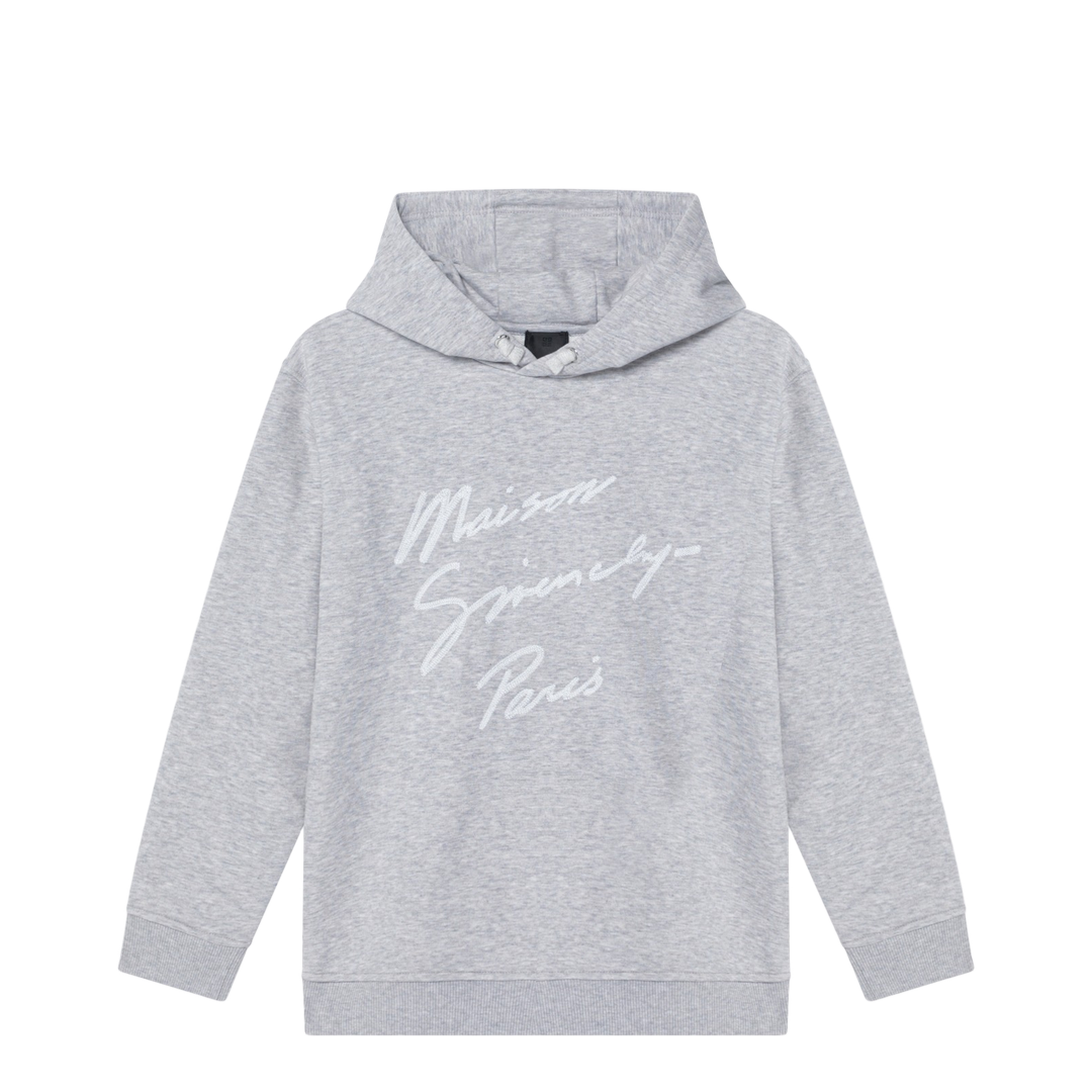 Gray Hoodie with Embroidered Logo