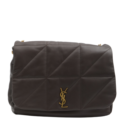 Chocolate Brown Quilted Shoulder Bag