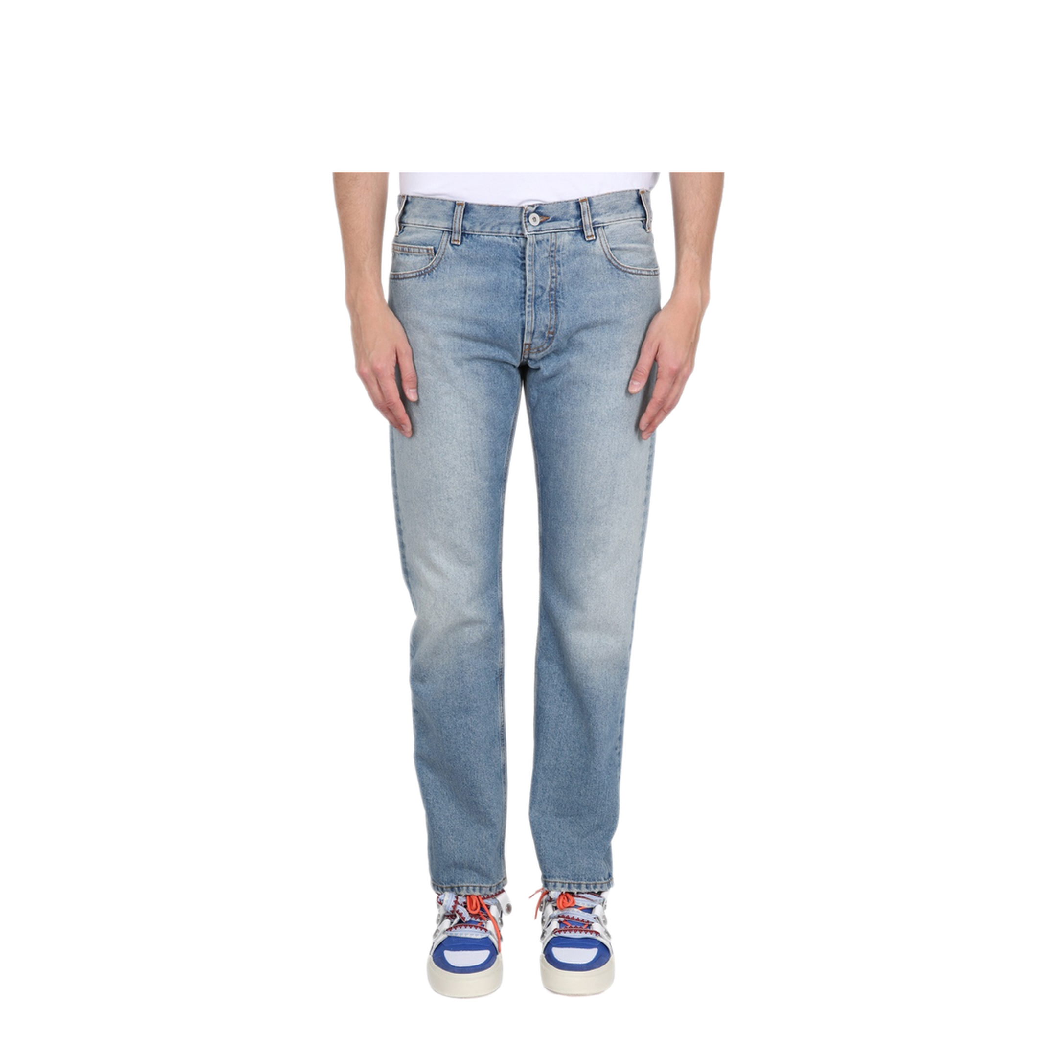 MAYFEYR - MARCELO BURLON COUNTY OF MILAN - Slim Fit Jeans - CMYA031S23DEN0014584