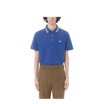 MAYFEYR - Valentino - Cotton Piqué Polo Shirt With Vlogo Patch - VMH01KAQK