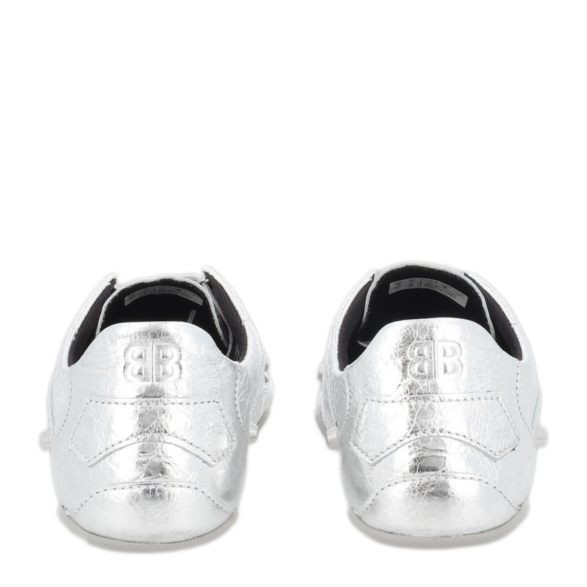 Silver Leather City Sneakers