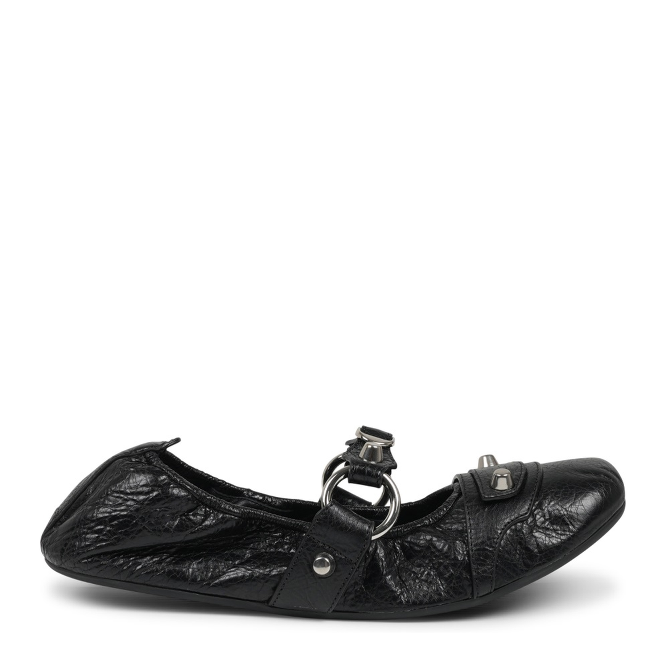 City Ballerina in Black/Silver